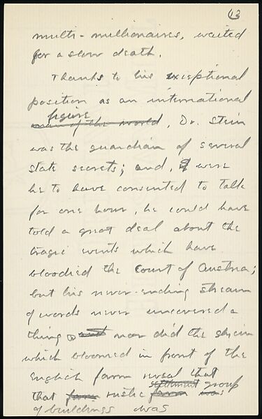 [38 Manuscripts, Typescripts, Carbon Copies of Translations from French by Walker Evans of Gourmont, Baudelaire, Radiguet, Cendrars, Cocteau, Larbaud, Gide, Lautréamont, Dottin, and Others], Walker Evans (American, St. Louis, Missouri 1903–1975 New Haven, Connecticut), Pencil/ink on paper