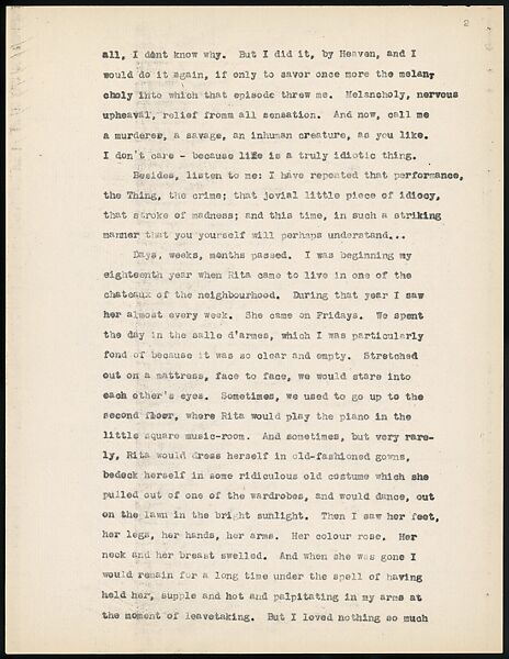 [38 Manuscripts, Typescripts, Carbon Copies of Translations from French by Walker Evans of Gourmont, Baudelaire, Radiguet, Cendrars, Cocteau, Larbaud, Gide, Lautréamont, Dottin, and Others], Walker Evans (American, St. Louis, Missouri 1903–1975 New Haven, Connecticut), Pencil/ink on paper