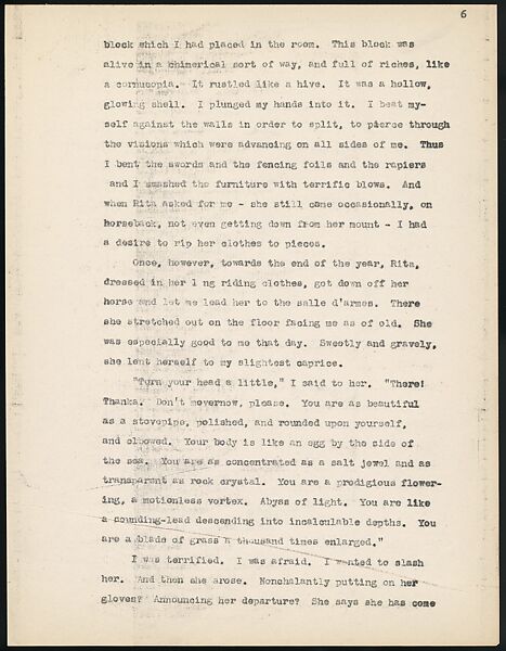 [38 Manuscripts, Typescripts, Carbon Copies of Translations from French by Walker Evans of Gourmont, Baudelaire, Radiguet, Cendrars, Cocteau, Larbaud, Gide, Lautréamont, Dottin, and Others], Walker Evans (American, St. Louis, Missouri 1903–1975 New Haven, Connecticut), Pencil/ink on paper