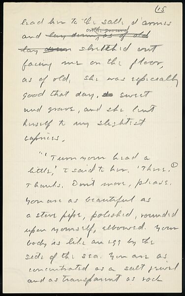 [38 Manuscripts, Typescripts, Carbon Copies of Translations from French by Walker Evans of Gourmont, Baudelaire, Radiguet, Cendrars, Cocteau, Larbaud, Gide, Lautréamont, Dottin, and Others], Walker Evans (American, St. Louis, Missouri 1903–1975 New Haven, Connecticut), Pencil/ink on paper
