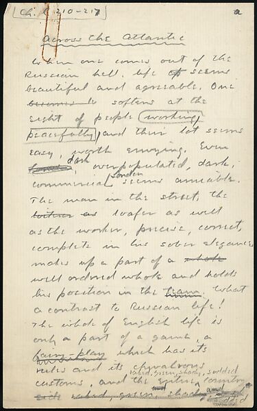 [38 Manuscripts, Typescripts, Carbon Copies of Translations from French by Walker Evans of Gourmont, Baudelaire, Radiguet, Cendrars, Cocteau, Larbaud, Gide, Lautréamont, Dottin, and Others], Walker Evans (American, St. Louis, Missouri 1903–1975 New Haven, Connecticut), Pencil/ink on paper