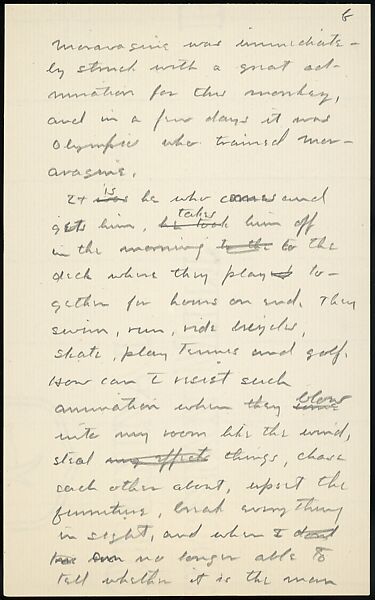 [38 Manuscripts, Typescripts, Carbon Copies of Translations from French by Walker Evans of Gourmont, Baudelaire, Radiguet, Cendrars, Cocteau, Larbaud, Gide, Lautréamont, Dottin, and Others], Walker Evans (American, St. Louis, Missouri 1903–1975 New Haven, Connecticut), Pencil/ink on paper