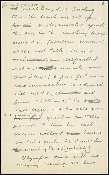 [38 Manuscripts, Typescripts, Carbon Copies of Translations from French by Walker Evans of Gourmont, Baudelaire, Radiguet, Cendrars, Cocteau, Larbaud, Gide, Lautréamont, Dottin, and Others], Walker Evans (American, St. Louis, Missouri 1903–1975 New Haven, Connecticut), Pencil/ink on paper