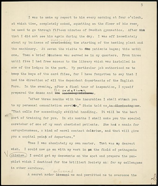 [38 Manuscripts, Typescripts, Carbon Copies of Translations from French by Walker Evans of Gourmont, Baudelaire, Radiguet, Cendrars, Cocteau, Larbaud, Gide, Lautréamont, Dottin, and Others], Walker Evans (American, St. Louis, Missouri 1903–1975 New Haven, Connecticut), Pencil/ink on paper