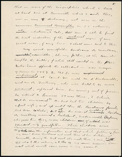 [38 Manuscripts, Typescripts, Carbon Copies of Translations from French by Walker Evans of Gourmont, Baudelaire, Radiguet, Cendrars, Cocteau, Larbaud, Gide, Lautréamont, Dottin, and Others], Walker Evans (American, St. Louis, Missouri 1903–1975 New Haven, Connecticut), Pencil/ink on paper