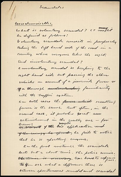 [38 Manuscripts, Typescripts, Carbon Copies of Translations from French by Walker Evans of Gourmont, Baudelaire, Radiguet, Cendrars, Cocteau, Larbaud, Gide, Lautréamont, Dottin, and Others], Walker Evans (American, St. Louis, Missouri 1903–1975 New Haven, Connecticut), Pencil/ink on paper