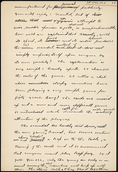 [38 Manuscripts, Typescripts, Carbon Copies of Translations from French by Walker Evans of Gourmont, Baudelaire, Radiguet, Cendrars, Cocteau, Larbaud, Gide, Lautréamont, Dottin, and Others], Walker Evans (American, St. Louis, Missouri 1903–1975 New Haven, Connecticut), Pencil/ink on paper