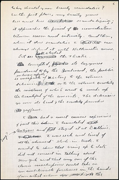 [38 Manuscripts, Typescripts, Carbon Copies of Translations from French by Walker Evans of Gourmont, Baudelaire, Radiguet, Cendrars, Cocteau, Larbaud, Gide, Lautréamont, Dottin, and Others], Walker Evans (American, St. Louis, Missouri 1903–1975 New Haven, Connecticut), Pencil/ink on paper