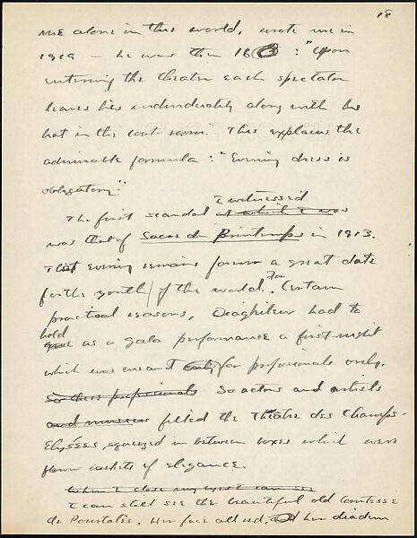 [38 Manuscripts, Typescripts, Carbon Copies of Translations from French by Walker Evans of Gourmont, Baudelaire, Radiguet, Cendrars, Cocteau, Larbaud, Gide, Lautréamont, Dottin, and Others], Walker Evans (American, St. Louis, Missouri 1903–1975 New Haven, Connecticut), Pencil/ink on paper