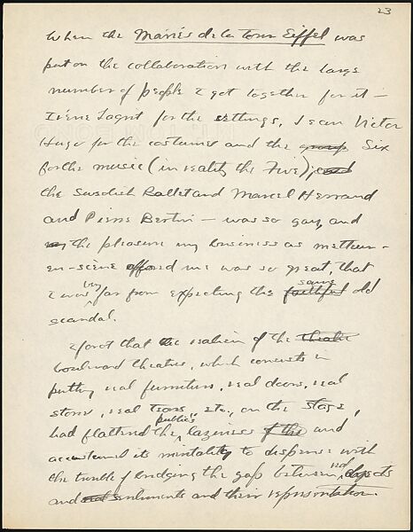 [38 Manuscripts, Typescripts, Carbon Copies of Translations from French by Walker Evans of Gourmont, Baudelaire, Radiguet, Cendrars, Cocteau, Larbaud, Gide, Lautréamont, Dottin, and Others], Walker Evans (American, St. Louis, Missouri 1903–1975 New Haven, Connecticut), Pencil/ink on paper