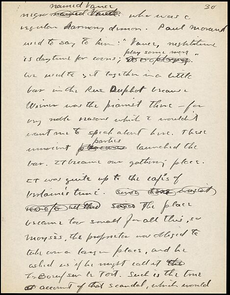 [38 Manuscripts, Typescripts, Carbon Copies of Translations from French by Walker Evans of Gourmont, Baudelaire, Radiguet, Cendrars, Cocteau, Larbaud, Gide, Lautréamont, Dottin, and Others], Walker Evans (American, St. Louis, Missouri 1903–1975 New Haven, Connecticut), Pencil/ink on paper
