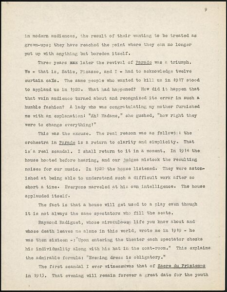 [38 Manuscripts, Typescripts, Carbon Copies of Translations from French by Walker Evans of Gourmont, Baudelaire, Radiguet, Cendrars, Cocteau, Larbaud, Gide, Lautréamont, Dottin, and Others], Walker Evans (American, St. Louis, Missouri 1903–1975 New Haven, Connecticut), Pencil/ink on paper