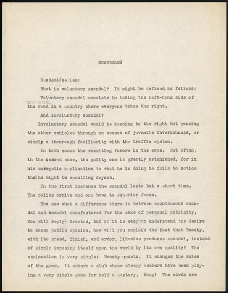 [38 Manuscripts, Typescripts, Carbon Copies of Translations from French by Walker Evans of Gourmont, Baudelaire, Radiguet, Cendrars, Cocteau, Larbaud, Gide, Lautréamont, Dottin, and Others], Walker Evans (American, St. Louis, Missouri 1903–1975 New Haven, Connecticut), Pencil/ink on paper