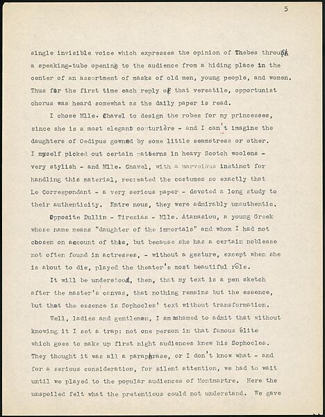 [38 Manuscripts, Typescripts, Carbon Copies of Translations from French by Walker Evans of Gourmont, Baudelaire, Radiguet, Cendrars, Cocteau, Larbaud, Gide, Lautréamont, Dottin, and Others], Walker Evans (American, St. Louis, Missouri 1903–1975 New Haven, Connecticut), Pencil/ink on paper
