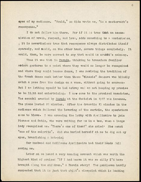 [38 Manuscripts, Typescripts, Carbon Copies of Translations from French by Walker Evans of Gourmont, Baudelaire, Radiguet, Cendrars, Cocteau, Larbaud, Gide, Lautréamont, Dottin, and Others], Walker Evans (American, St. Louis, Missouri 1903–1975 New Haven, Connecticut), Pencil/ink on paper