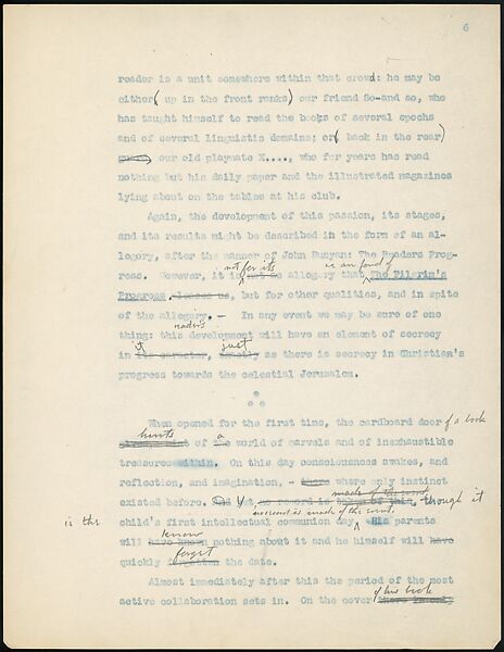 [38 Manuscripts, Typescripts, Carbon Copies of Translations from French by Walker Evans of Gourmont, Baudelaire, Radiguet, Cendrars, Cocteau, Larbaud, Gide, Lautréamont, Dottin, and Others], Walker Evans (American, St. Louis, Missouri 1903–1975 New Haven, Connecticut), Pencil/ink on paper