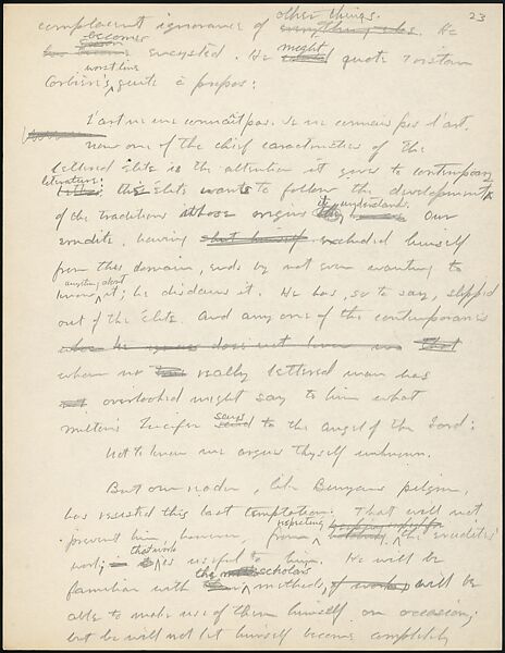 [38 Manuscripts, Typescripts, Carbon Copies of Translations from French by Walker Evans of Gourmont, Baudelaire, Radiguet, Cendrars, Cocteau, Larbaud, Gide, Lautréamont, Dottin, and Others], Walker Evans (American, St. Louis, Missouri 1903–1975 New Haven, Connecticut), Pencil/ink on paper