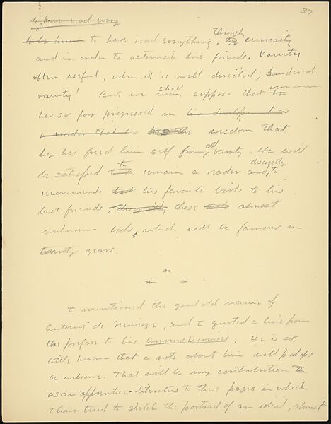 [38 Manuscripts, Typescripts, Carbon Copies of Translations from French by Walker Evans of Gourmont, Baudelaire, Radiguet, Cendrars, Cocteau, Larbaud, Gide, Lautréamont, Dottin, and Others], Walker Evans (American, St. Louis, Missouri 1903–1975 New Haven, Connecticut), Pencil/ink on paper