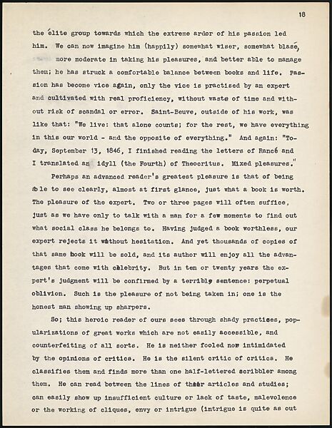 [38 Manuscripts, Typescripts, Carbon Copies of Translations from French by Walker Evans of Gourmont, Baudelaire, Radiguet, Cendrars, Cocteau, Larbaud, Gide, Lautréamont, Dottin, and Others], Walker Evans (American, St. Louis, Missouri 1903–1975 New Haven, Connecticut), Pencil/ink on paper