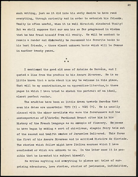 [38 Manuscripts, Typescripts, Carbon Copies of Translations from French by Walker Evans of Gourmont, Baudelaire, Radiguet, Cendrars, Cocteau, Larbaud, Gide, Lautréamont, Dottin, and Others], Walker Evans (American, St. Louis, Missouri 1903–1975 New Haven, Connecticut), Pencil/ink on paper