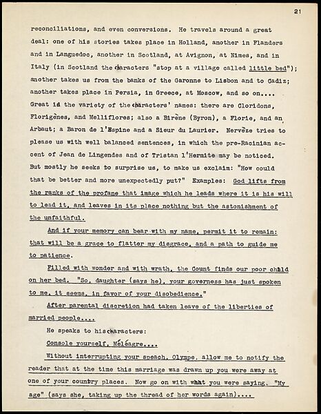 [38 Manuscripts, Typescripts, Carbon Copies of Translations from French by Walker Evans of Gourmont, Baudelaire, Radiguet, Cendrars, Cocteau, Larbaud, Gide, Lautréamont, Dottin, and Others], Walker Evans (American, St. Louis, Missouri 1903–1975 New Haven, Connecticut), Pencil/ink on paper