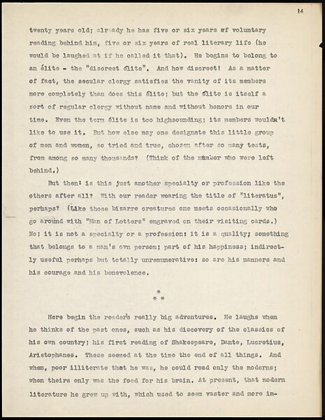 [38 Manuscripts, Typescripts, Carbon Copies of Translations from French by Walker Evans of Gourmont, Baudelaire, Radiguet, Cendrars, Cocteau, Larbaud, Gide, Lautréamont, Dottin, and Others], Walker Evans (American, St. Louis, Missouri 1903–1975 New Haven, Connecticut), Pencil/ink on paper