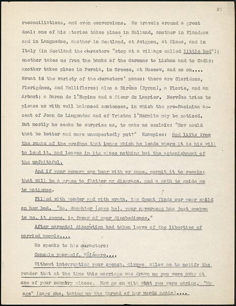 [38 Manuscripts, Typescripts, Carbon Copies of Translations from French by Walker Evans of Gourmont, Baudelaire, Radiguet, Cendrars, Cocteau, Larbaud, Gide, Lautréamont, Dottin, and Others], Walker Evans (American, St. Louis, Missouri 1903–1975 New Haven, Connecticut), Pencil/ink on paper