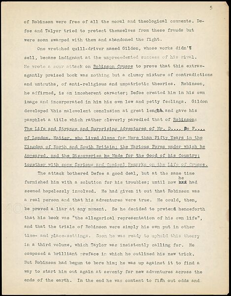 [38 Manuscripts, Typescripts, Carbon Copies of Translations from French by Walker Evans of Gourmont, Baudelaire, Radiguet, Cendrars, Cocteau, Larbaud, Gide, Lautréamont, Dottin, and Others], Walker Evans (American, St. Louis, Missouri 1903–1975 New Haven, Connecticut), Pencil/ink on paper