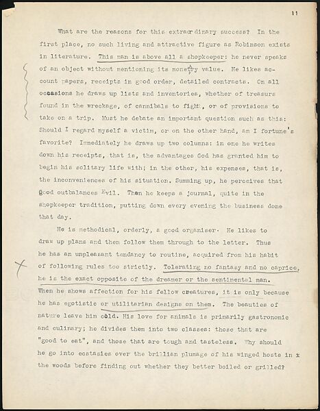 [38 Manuscripts, Typescripts, Carbon Copies of Translations from French by Walker Evans of Gourmont, Baudelaire, Radiguet, Cendrars, Cocteau, Larbaud, Gide, Lautréamont, Dottin, and Others], Walker Evans (American, St. Louis, Missouri 1903–1975 New Haven, Connecticut), Pencil/ink on paper