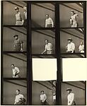 [49 Manuscript and Typescript Drafts and Notes, Carbons, Contact Sheets, Negative Envelopes, and Project Ephemera, Including Correspondence from Photo Lab and Fortune Staff, Relating to "Labor Anonymous", Published in Fortune Magazine November 1946], Walker Evans (American, St. Louis, Missouri 1903–1975 New Haven, Connecticut), Pencil/ink on paper; gelatin silver print