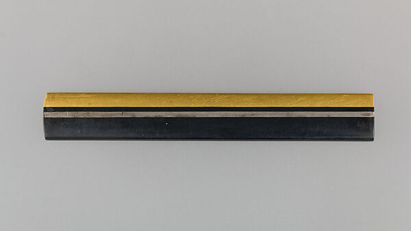 Knife Handle (Kozuka), Copper-gold alloy (shakudō), silver, gold, Japanese