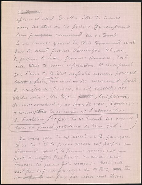 [16 Manuscripts, Typescripts, and Carbon Copies of Personal Essays Submitted as Homework Assignments in French for "Cours de Civilisation Française" at Collège de France, Paris], Walker Evans (American, St. Louis, Missouri 1903–1975 New Haven, Connecticut), Pencil/ink on paper