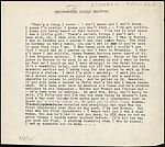 [64 Manuscripts, Typescripts, and Carbons of Short Stories, Book Reviews, Poems, and Essays in English and French], Walker Evans  American, Pencil/ink on paper