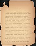 [64 Manuscripts, Typescripts, and Carbons of Short Stories, Book Reviews, Poems, and Essays in English and French], Walker Evans (American, St. Louis, Missouri 1903–1975 New Haven, Connecticut), Pencil/ink on paper