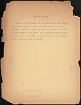 [64 Manuscripts, Typescripts, and Carbons of Short Stories, Book Reviews, Poems, and Essays in English and French], Walker Evans (American, St. Louis, Missouri 1903–1975 New Haven, Connecticut), Pencil/ink on paper