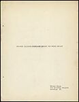 [64 Manuscripts, Typescripts, and Carbons of Short Stories, Book Reviews, Poems, and Essays in English and French], Walker Evans (American, St. Louis, Missouri 1903–1975 New Haven, Connecticut), Pencil/ink on paper