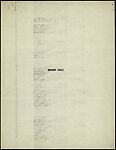 [64 Manuscripts, Typescripts, and Carbons of Short Stories, Book Reviews, Poems, and Essays in English and French], Walker Evans (American, St. Louis, Missouri 1903–1975 New Haven, Connecticut), Pencil/ink on paper