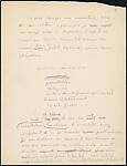 [64 Manuscripts, Typescripts, and Carbons of Short Stories, Book Reviews, Poems, and Essays in English and French], Walker Evans (American, St. Louis, Missouri 1903–1975 New Haven, Connecticut), Pencil/ink on paper
