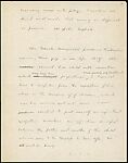 [64 Manuscripts, Typescripts, and Carbons of Short Stories, Book Reviews, Poems, and Essays in English and French], Walker Evans (American, St. Louis, Missouri 1903–1975 New Haven, Connecticut), Pencil/ink on paper
