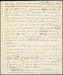 [64 Manuscripts, Typescripts, and Carbons of Short Stories, Book Reviews, Poems, and Essays in English and French], Walker Evans (American, St. Louis, Missouri 1903–1975 New Haven, Connecticut), Pencil/ink on paper