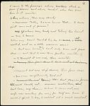 [64 Manuscripts, Typescripts, and Carbons of Short Stories, Book Reviews, Poems, and Essays in English and French], Walker Evans (American, St. Louis, Missouri 1903–1975 New Haven, Connecticut), Pencil/ink on paper