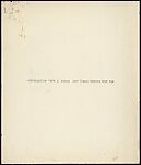 [64 Manuscripts, Typescripts, and Carbons of Short Stories, Book Reviews, Poems, and Essays in English and French], Walker Evans (American, St. Louis, Missouri 1903–1975 New Haven, Connecticut), Pencil/ink on paper