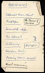[74 Items in 38 Folders: Manuscript and Typescript Drafts and Notes, Carbons, Photomechanical Reproductions, Office Memoranda, and Ephemera Relating to Fortune Portfolio Ideas and Proposals], Walker Evans (American, St. Louis, Missouri 1903–1975 New Haven, Connecticut)