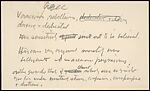[71 Manuscript and Typescript Drafts and Notes, Carbons, and Page Proofs (in 41 Folders) Relating to "James Agee in 1936", Published as Introduction to 2nd Edition of Let Us Now Praise Famous Men], Walker Evans (American, St. Louis, Missouri 1903–1975 New Haven, Connecticut)