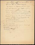 [71 Manuscript and Typescript Drafts and Notes, Carbons, and Page Proofs (in 41 Folders) Relating to "James Agee in 1936", Published as Introduction to 2nd Edition of Let Us Now Praise Famous Men], Walker Evans (American, St. Louis, Missouri 1903–1975 New Haven, Connecticut)