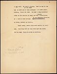 [71 Manuscript and Typescript Drafts and Notes, Carbons, and Page Proofs (in 41 Folders) Relating to "James Agee in 1936", Published as Introduction to 2nd Edition of Let Us Now Praise Famous Men], Walker Evans (American, St. Louis, Missouri 1903–1975 New Haven, Connecticut)