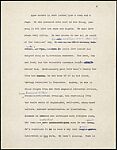 [71 Manuscript and Typescript Drafts and Notes, Carbons, and Page Proofs (in 41 Folders) Relating to "James Agee in 1936", Published as Introduction to 2nd Edition of Let Us Now Praise Famous Men], Walker Evans (American, St. Louis, Missouri 1903–1975 New Haven, Connecticut)