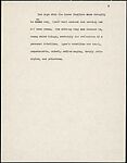 [71 Manuscript and Typescript Drafts and Notes, Carbons, and Page Proofs (in 41 Folders) Relating to "James Agee in 1936", Published as Introduction to 2nd Edition of Let Us Now Praise Famous Men], Walker Evans (American, St. Louis, Missouri 1903–1975 New Haven, Connecticut)