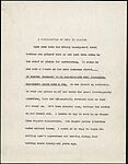 [71 Manuscript and Typescript Drafts and Notes, Carbons, and Page Proofs (in 41 Folders) Relating to "James Agee in 1936", Published as Introduction to 2nd Edition of Let Us Now Praise Famous Men], Walker Evans (American, St. Louis, Missouri 1903–1975 New Haven, Connecticut)