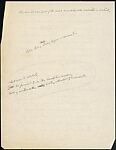 [71 Manuscript and Typescript Drafts and Notes, Carbons, and Page Proofs (in 41 Folders) Relating to "James Agee in 1936", Published as Introduction to 2nd Edition of Let Us Now Praise Famous Men], Walker Evans (American, St. Louis, Missouri 1903–1975 New Haven, Connecticut)
